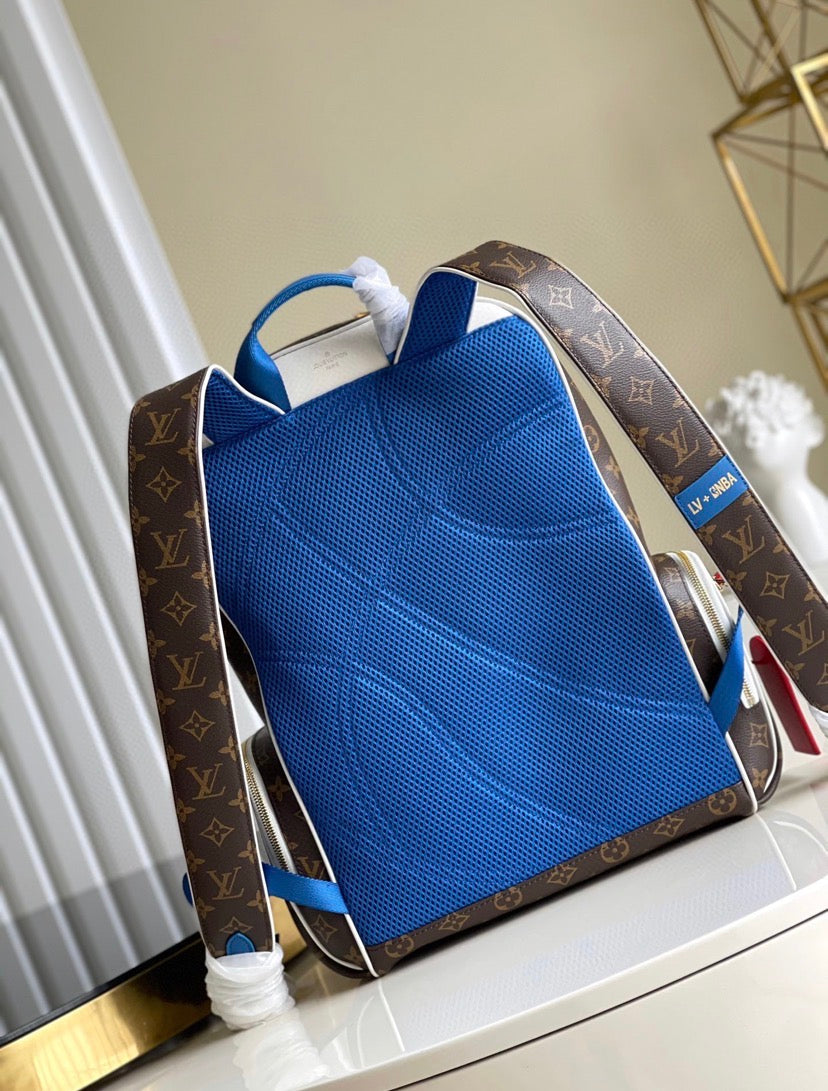 Premium Monogram Backpack – Luxury Street Style Meets Everyday Function
