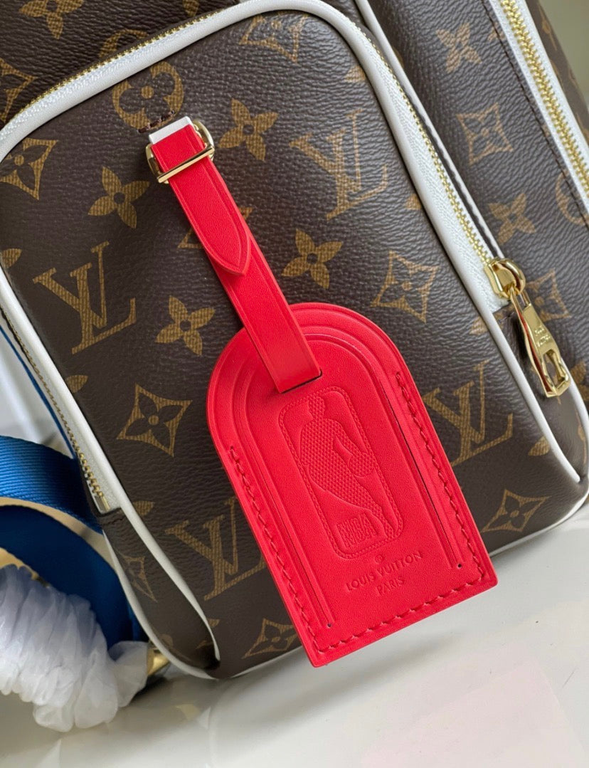 Premium Monogram Backpack – Luxury Street Style Meets Everyday Function