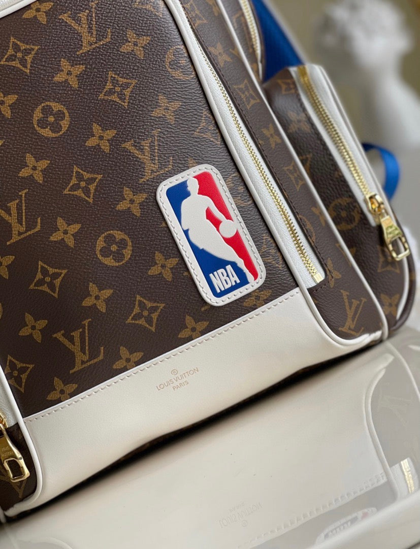 Premium Monogram Backpack – Luxury Street Style Meets Everyday Function