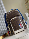 Premium Monogram Backpack – Luxury Street Style Meets Everyday Function