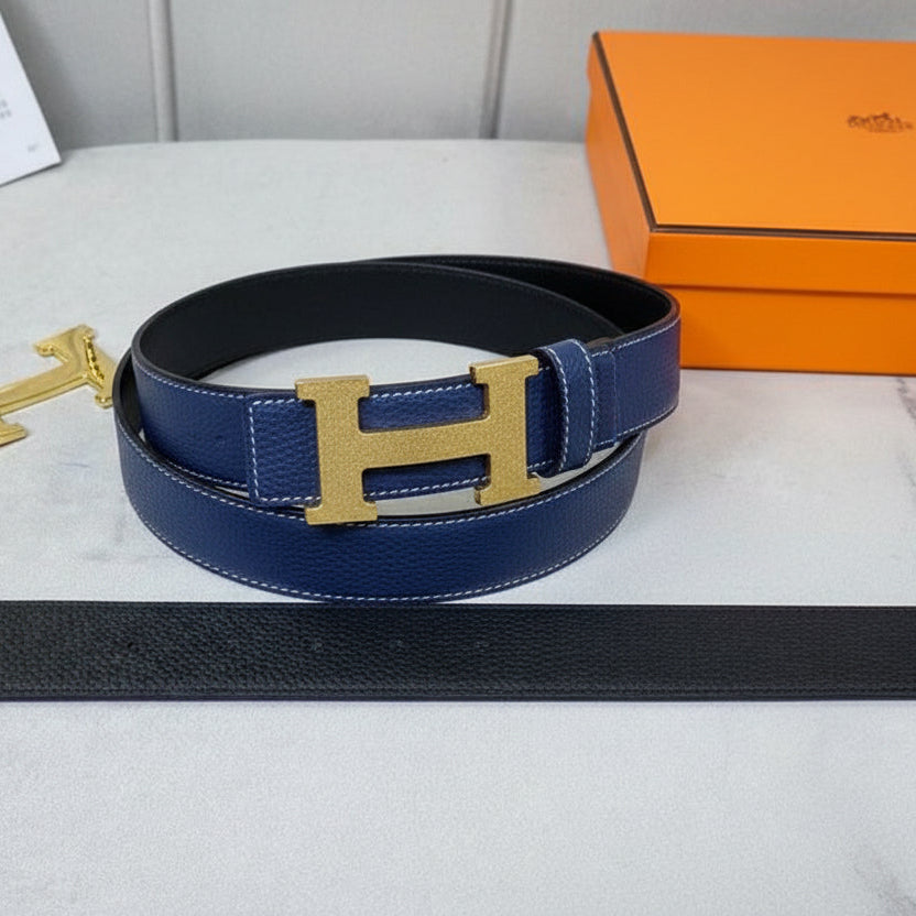 Iconic Reversible Leather Belt