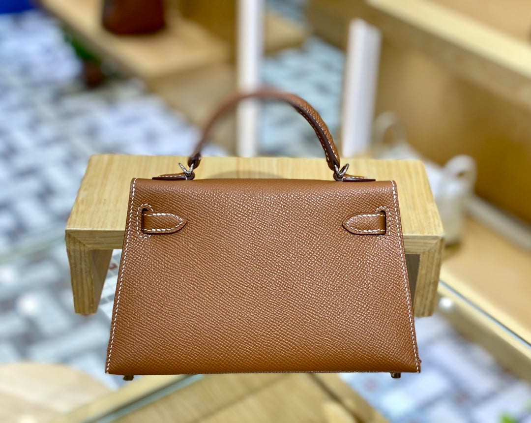 Palm Print Gold Brown 19