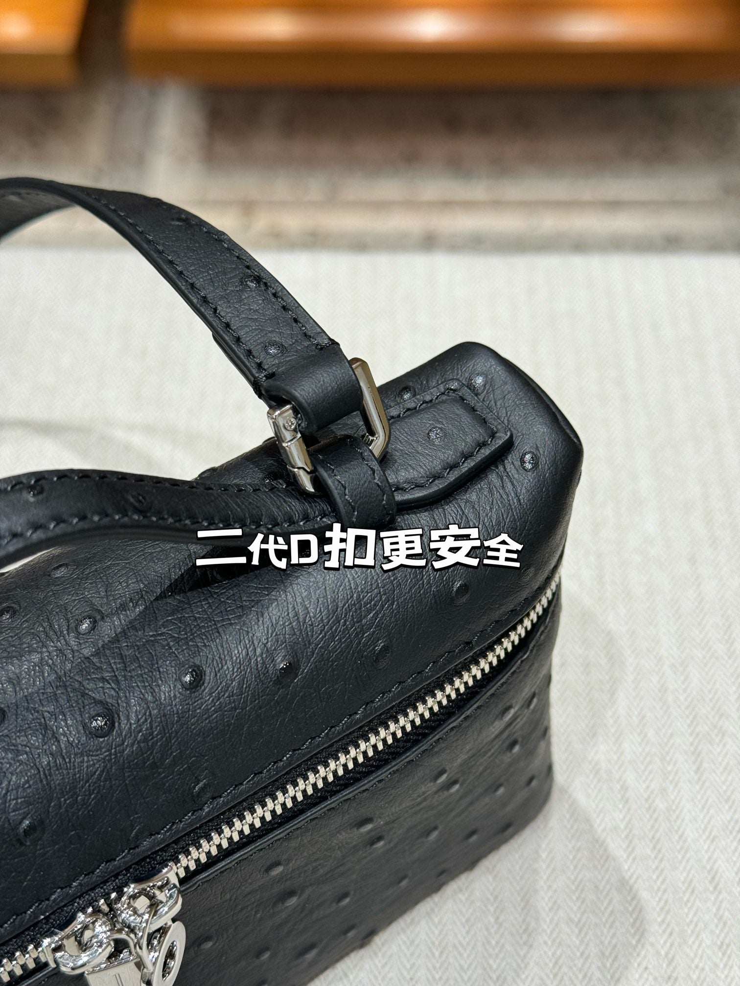 Loro Ostrich Leather Clutch 19