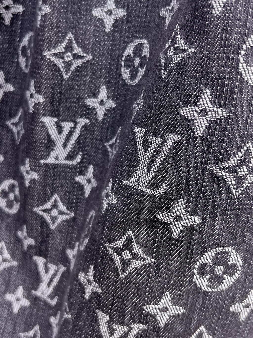 Grey Monogram Zip-Pocket Shorts